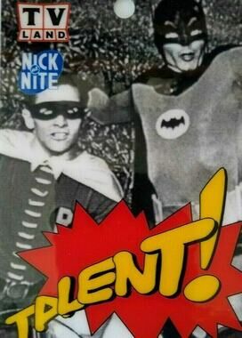 Batman And Robin Special Talent Pass For TV Show Reboot Laminated Superhero 2002